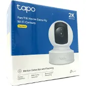 TP-LINK Tapo C212, IP-Sicherheitskamera, Drinnen, Verkabelt & Kabellos, Amazon Alexa & Google Assistant, Decke/Wand/Schreibtisch, Weiß