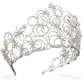 Noble Collection Böses Rollenspiel Glindas Bubble Crown Replica 17 Cm Silber Silber One Size