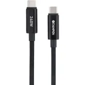 Champion USB-C-Kabel 240 W, 2 m, Schwarz