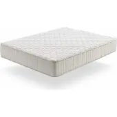 Moonia Olympus, High density foam mattress, Mittel/Hart, Beige, Weiß, Erwachsene, 1800 mm, 2000 mm