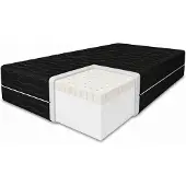 MARPUR Latexmatratze 100x200 Memory, H3, Höhe 11 cm, inkl. Bezug