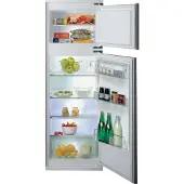 Bauknecht Einbaukühlgefrierkombination "KDI 14S2", Energieeffizienz: E, silber (weiß), Rechtsanschlag, wechselbar, Kühlschränke, Einbau-Doppeltürer mit Schlepptürmontage, Einbaukühlgefrierkombination