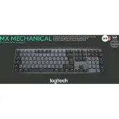 Logitech MX Mechanical, Kabellos, RF Wireless + Bluetooth, Mechanischer Switch, QWERTZ, LED, Graphit