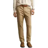 Gant für Herren. 1501000 Beige Chino-Hose im Slim Fit (29/34), Braun, Lässig, Baumwolle, Klassisch