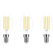 Modee Lighting E14 LED-Lampe B35 7W 806lm 2700K warmweiß 3 Stück