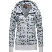 Ragwear Sweatjacke "Cinda Zip" Cooler Damen Zip-Hoodie mit Kapuze und Print