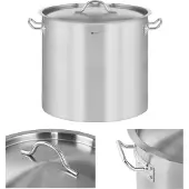 Royal Catering Gastronorm-Topf mit Deckel, Edelstahl, für Induktionsherd, 17 L