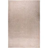 Kayoom Teppich "Bandito 325", beige, B:160cm H:11mm L:230cm, Polyester, Teppiche, Teppich, modernes Design, Kurzflor, Wohnzimmer