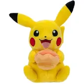 Jazwares Pokémon Pikachu mit Pofflé 20cm Saisonales Plüsch (Frühling)