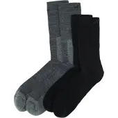 Lundhags Merino Trekking Sock Combo Mid light grey melange/black (20155) 46-48