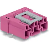 Wago 770-893/011-000 Stecker für Leiterplatten,abgewinkelt,3-polig,pink 770893011000 - 100 Stück