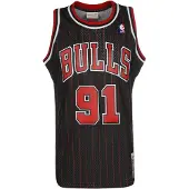Mitchell & ness Basketball-T-Shirt Chicago Bulls Dennis Rodman Schwarz - S