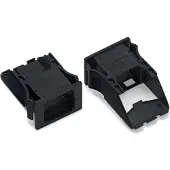 Wago Snap-In-Rahmen Schwarz 100 St.