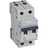 Legrand 403738 TX3 LS-403738Schalter D-Char., 16A, 2p, 6kA, 400VAC