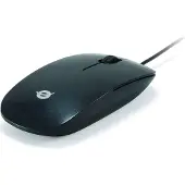 Conceptronic Optische Tischmaus, Beidhändig, Optisch, USB Typ-A, 800 DPI, Schwarz, Grau