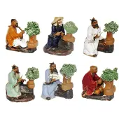 Exotenherz Bonsai Figuren Set - Bonsai Master - 6 verschiedene Figuren