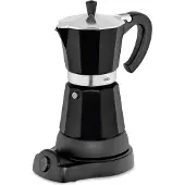 Cilio Espressokocher elektrisch Classico | Schwarz : Schwarz Farbe: Schwarz