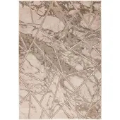 Kayoom Teppich "Mineral 225" rechteckig 12 mm Höhe Kurzflor, Hoch Tief Struktur, Wohnzimmer