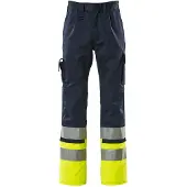 Mascot Patos Hose mit Knietaschen SAFE COMPETE Marine / Hi-vis Gelb 54 - 12379-430-0117-76C54 - Marine / Hi-vis Gelb