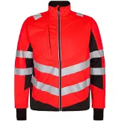 F-engel Warnschutz Softshell Jacke Safety 1158-237-4720 Gr. S rot/schwarz
