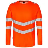 F-engel Warnschutz Langarmshirt Safety 9545-182-10 Gr. 4XL orange