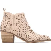 Refresh für Damen. 17515203-NUDE Stiefelette 175152 beige (36), Braun, 3 bis 5 cm, Reißverschluss, Lässig