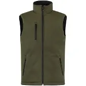Clique Wattierte Softshell-Weste clean geschnitten