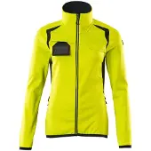 Mascot Damen Fleecepullover mit Reißverschluss ACCELERATE SAFE Hi-vis Gelb / Schwarzblau XS - 19453-316-17010-XS - Hi-vis Gelb / Schwarzblau