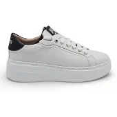 Keys K-9883 Damen-Sneaker aus weißem Leder