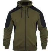 F-engel Sweatjacke Cardigan Galaxy 8820-233-5320 Gr. S forest green/schwarz