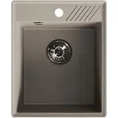 Kuchinox Beige Granitspüle 1 Becken Breite 394 mm Länge 485 mm
