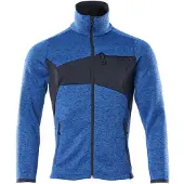 Mascot Herren Strickpullover mit Reißverschluss ACCELERATE Azurblau / Schwarzblau XXL - 18105-951-91010-2XL - Azurblau / Schwarzblau