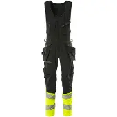 Mascot Kombihose 19169-711-0917 Gr. 82C50 schwarz/hi-vis gelb