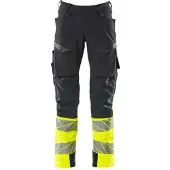 Mascot Hose mit Knietaschen 19179-511-01017 Gr. 82C68 schwarzblau/hi-vis gelb