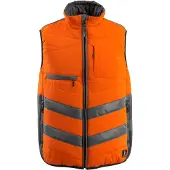 Mascot Grimsby Winterweste Hi-vis Orange / Dunkelanthrazit L - 15565-249-1418-L - Hi-vis Orange / Dunkelanthrazit