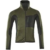Mascot Fleecepullover mit Reißverschluss ADVANCED Moosgrün / Schwarz XS - 17103-316-3309-XS - Moosgrün / Schwarz