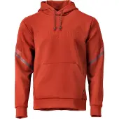 Mascot Herren Fleece Kapuzensweatshirt CUSTOMIZED Herbstrot XS - 22186-608-24-XS - Herbstrot