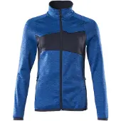 Mascot Damen Fleecepullover mit Reißverschluss ACCELERATE Azurblau / Schwarzblau 3XL - 18153-316-91010-3XL - Azurblau / Schwarzblau