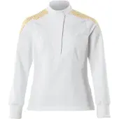Mascot Damen Schlupfkasack FOOD & CARE Weiß / Currygelb XXL - 20062-511-0670-2XL - Weiß / Currygelb
