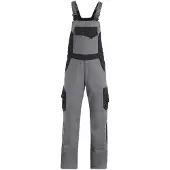 FHB Latzhose Herren Twill Eckhard 130630 33 grau/schwarz