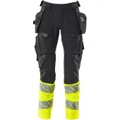 Mascot Herren Hose mit Hängetaschen ACCELERATE SAFE Schwarzblau / Hi-vis Gelb 51 - 19131-711-01017-76C51 - Schwarzblau / Hi-vis Gelb
