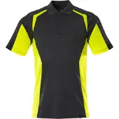 Mascot 22083-771-0917-2XL, T-Shirt, Mann, Schwarz, Gelb, 2XL, 116 cm, Baumwolle, Polyester