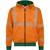 Dassy Warnschutz Kapuzensweatshirt EVANS PESCO84 Gr. XS neonorange/flaschengrün