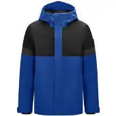 FHB LUCA Regenjacke, royalblau-schwarz, Gr. 5XL