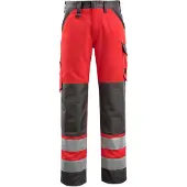 Mascot Maitland Hose mit Knietaschen SAFE LIGHT Hi-vis Rot / Dunkelanthrazit 56 - 15979-948-22218-82C56 - Hi-vis Rot / Dunkelanthrazit
