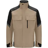 FHB Arbeitsjacke Frank 125900 Gr. S beige/schwarz