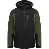 FHB Herren Softshelljacke Jannik 79105 Gr. 2XL oliv/schwarz