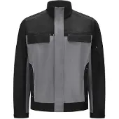 FHB Ernst Arbeitsjacke - Grau-Schwarz 102 XS