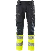 Mascot Herren Hose mit Knietaschen ACCELERATE SAFE Schwarzblau / Hi-vis Gelb 48 - 19679-236-01017-90C48 - Schwarzblau / Hi-vis Gelb