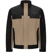 FHB Arbeitsjacke Ernst Gr. 4XL beige/schwarz